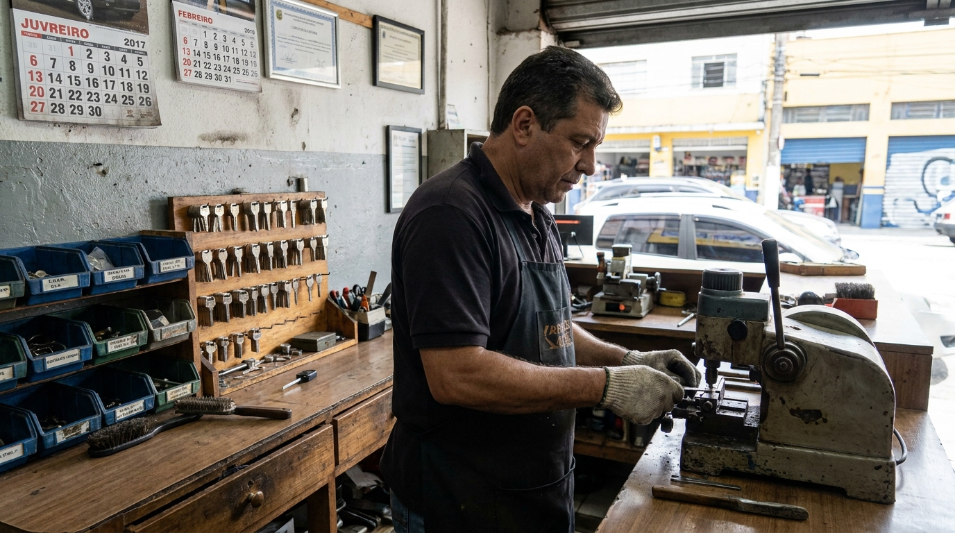 Confecção de Chave Automotiva perto de mim em Uberaba‑MG
